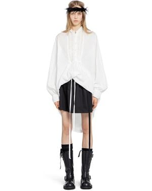 Ann Demeulemeester Ati High Comfort Shirt - White