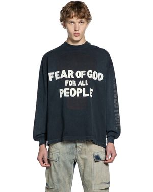 Fear Of God For All People Relaxed Long Sleeve Tee - Black