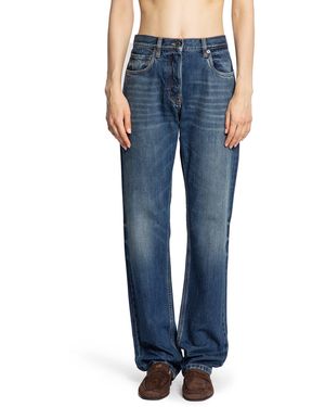 Prada 5 Pocket Jeans - Blue