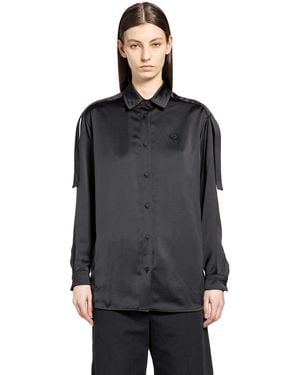 Moncler Genius Ee72 By Edward Enninful Satin Shirt - Black