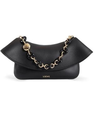 Loewe Medium Ola Bag In Smooth Calfskin - Black