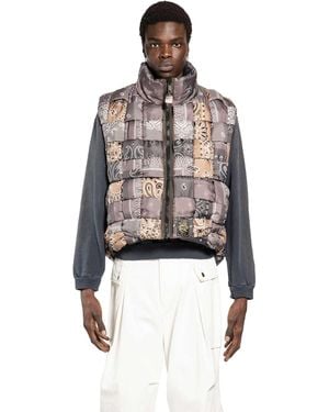 Kapital Bandana Nylon Keel Weaving Vest - Brown
