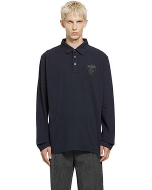 MM6 by Maison Margiela Shield Logo Polo - Blue
