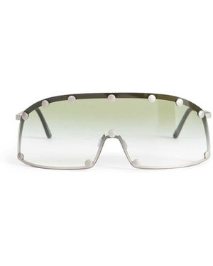 Rick Owens Shielding Sunglasses - Metallic