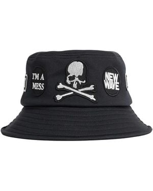 MASTERMIND WORLD Mj Patched Bucket Hat - Black