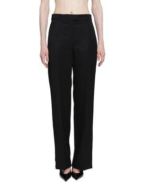 McQueen Tuxedo Trousers - Black