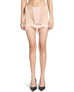 Dilara Findikoglu Spiritual Healing Skirt With Trapped Lining - Pink