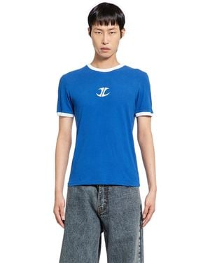 JORDANLUCA Baby Tee - Blue