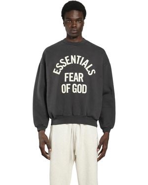 Fear Of God Campus 90S Crewneck Sweatshirt - Black