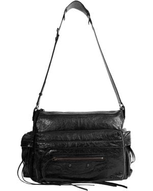 Balenciaga Le City Multipocket Crossbody Bag - Black
