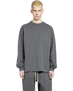 Fear Of God Classic Long Sleeve T-Shirt - Grey