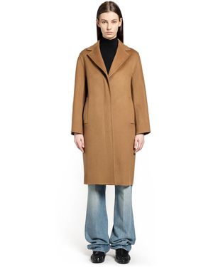 Max Mara Masculine Cashmere Coat - Metallic