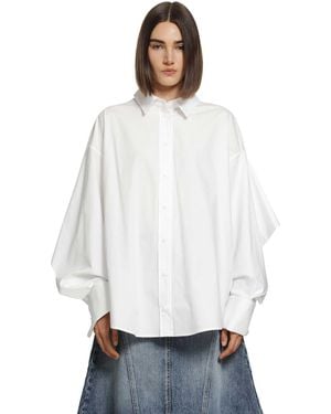The Attico Cotton Poplin Shirt - White