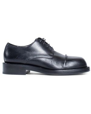 Ann Demeulemeester Dex Pintuck Derby Shoes - Blue