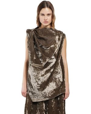 Uma Wang Tata Top - Brown