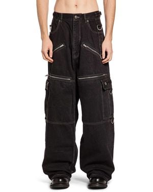 Balenciaga D-Ring Cargo Trousers - Black