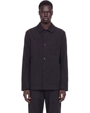 Lardini Linen Overshirt - Blue