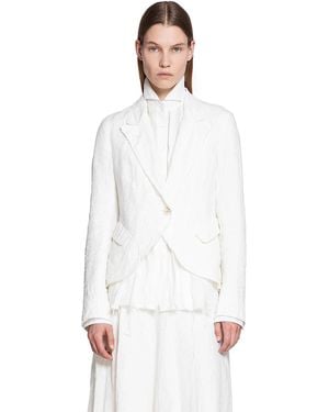 Forme D'expression Hourglass Blazer - White
