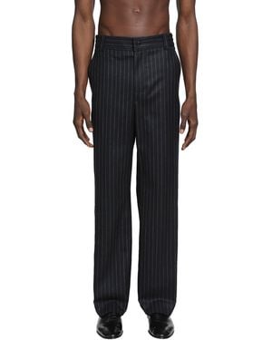Moncler Tailored Pinstripe Pants - Black
