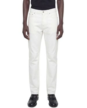 Gucci 5 Pocket Loose Fit Jeans - White