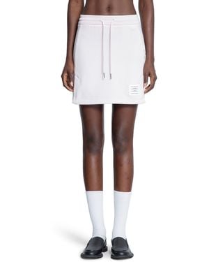 Thom Browne 4-Bar Mini Skirt - White