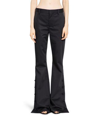 Ann Demeulemeester Enya Bootcut Trousers - Blue