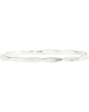 Werkstatt:münchen Bangle Hook Facets - White