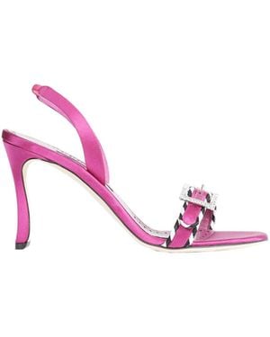 Manolo Blahnik Sumbasan Sandals 090 - Pink
