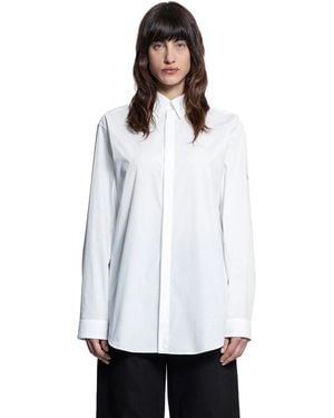 Moncler Genius Willow Smith Collaboration Cotton Poplin Shirt - White