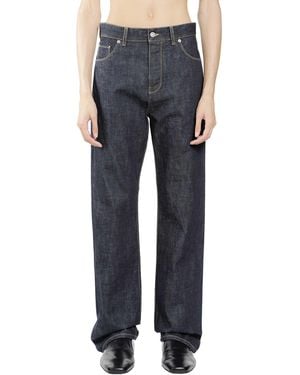 Fendi Rinse Denim Long Jeans - Blue