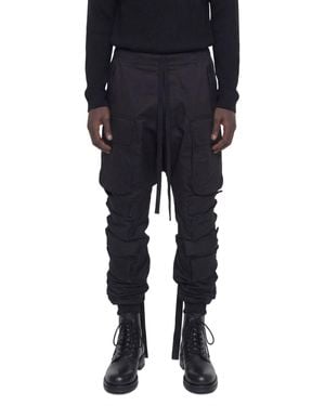 NVL-GARDE Cargo Drop Crotch Cargo Trousers - Blue