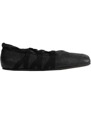 Ann Demeulemeester Fiep Soft Ballerinas - Black