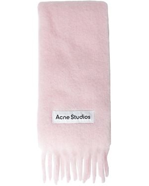Acne Studios Skinny Mohair Scarf - Pink