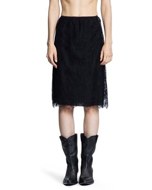 Prada Lace Skirt - Black