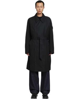 Stone Island 7100004 All Weather Trench - Black
