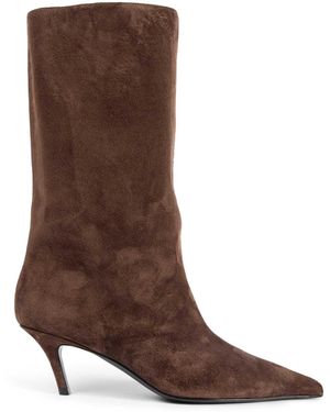 AMINA MUADDI Fiona Suede Boots - Brown
