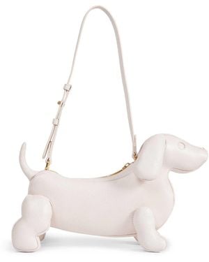 Thom Browne Hector Baguette Bag - White