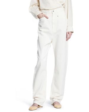 Lemaire Pantaloni A Cavallo Basso - White