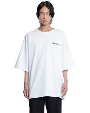 McQueen Oversized Mcquuen T-Shirt - White