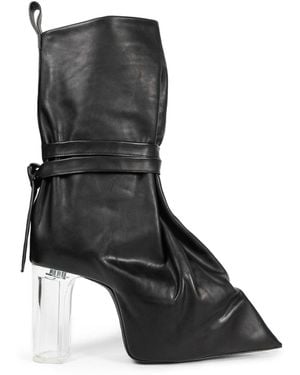 Rick Owens Tied Taco Kiss Boots - Black