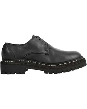 Guidi Classic Derby Lace-Up Shoes - Black
