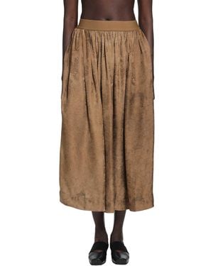 Uma Wang Gillian Skirt - Brown