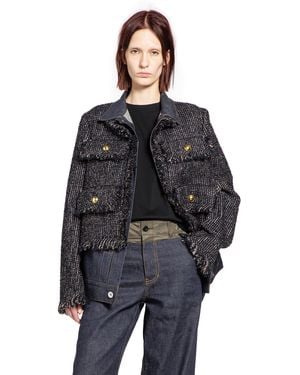 Sacai Tweed Jacket - Black