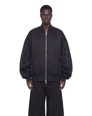 NVL-GARDE Oversized Bomber Jacket - Blue