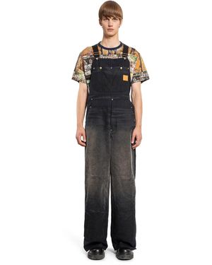 KHOKI Spliced Overalls - Black