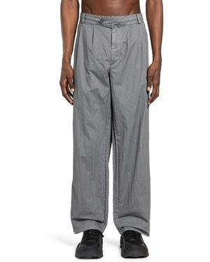 C.P. Company Fili Wax Loose Cargo Trousers - Grey