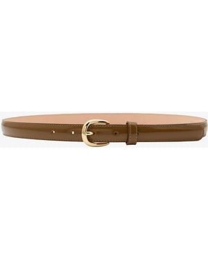 A.P.C. A. P.c. Rone Sizeette Belt Us 0 Brown - White