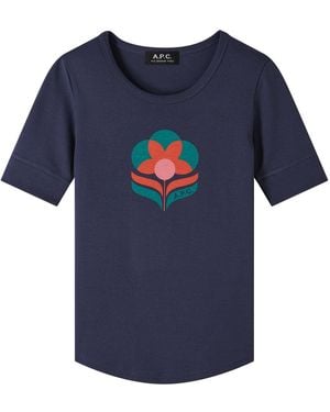 A.P.C. Gardãnia T-Shirt - Blue