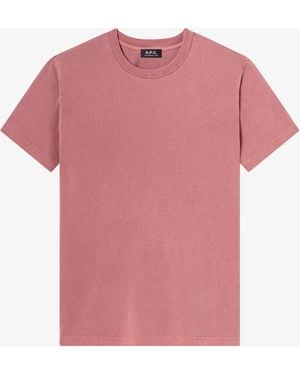 A.P.C. A. P.C. Autumn 26 T-Shirt Fag - Pink