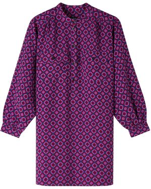 A.P.C. A. P.c. Mathilde Dress 34 Fuchsia - Purple
